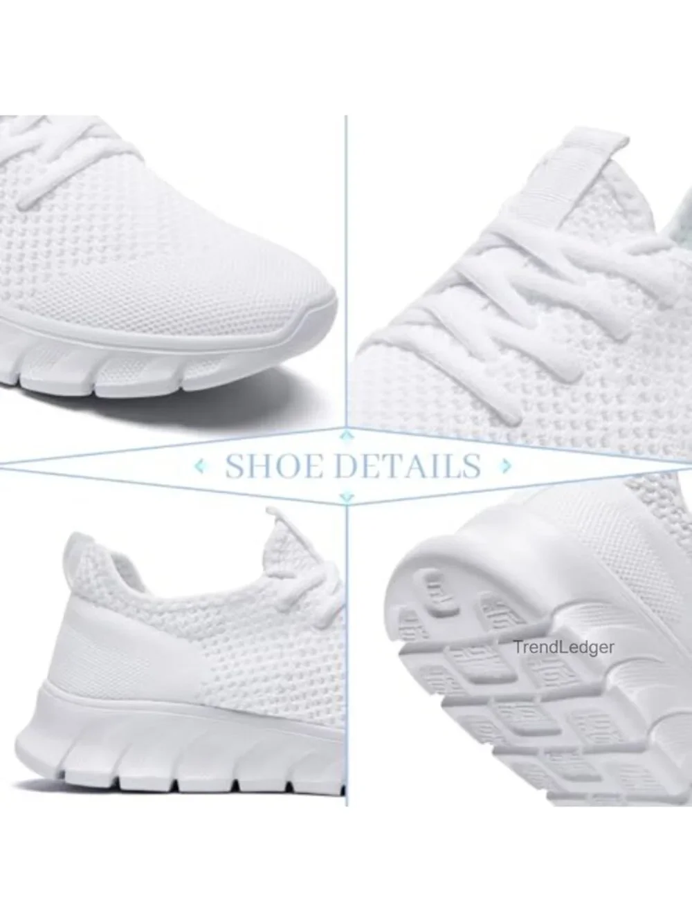 RJYWGS Lightweight Slip On Running Shoes Breathable Mesh Sneakers